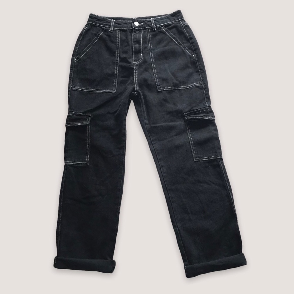NEW! Black cargo jeans